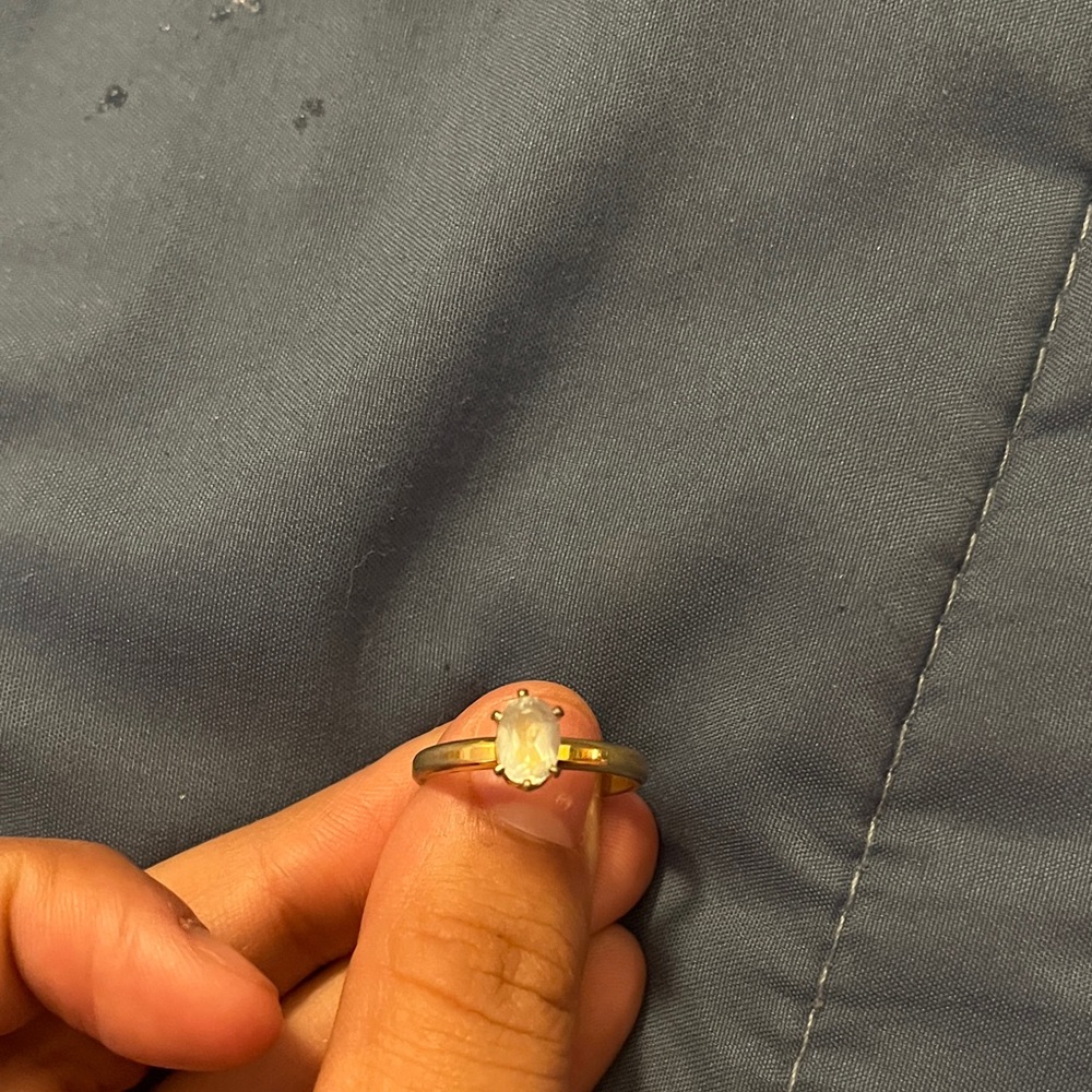 Elegant Gold Opal Ring